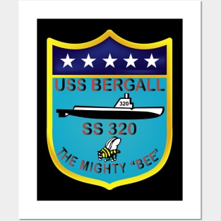 USS Bergall (SS-320) wo Txt Posters and Art